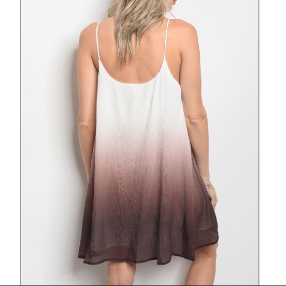 Ombré chiffon dress - Picture 3 of 4